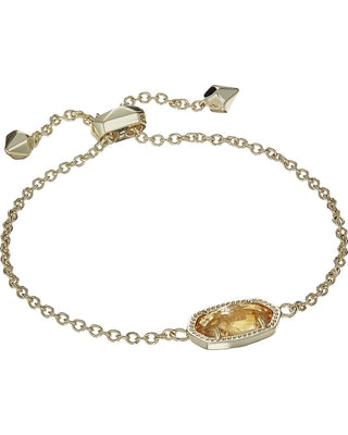 Elaina Gold Plated Orange Citrine Quartz Bracelet by Kendra Scott