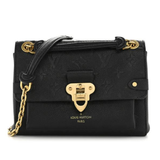 PREOWNED Louis Vuitton Vavin BB Black Calfskin Shoulder Bag