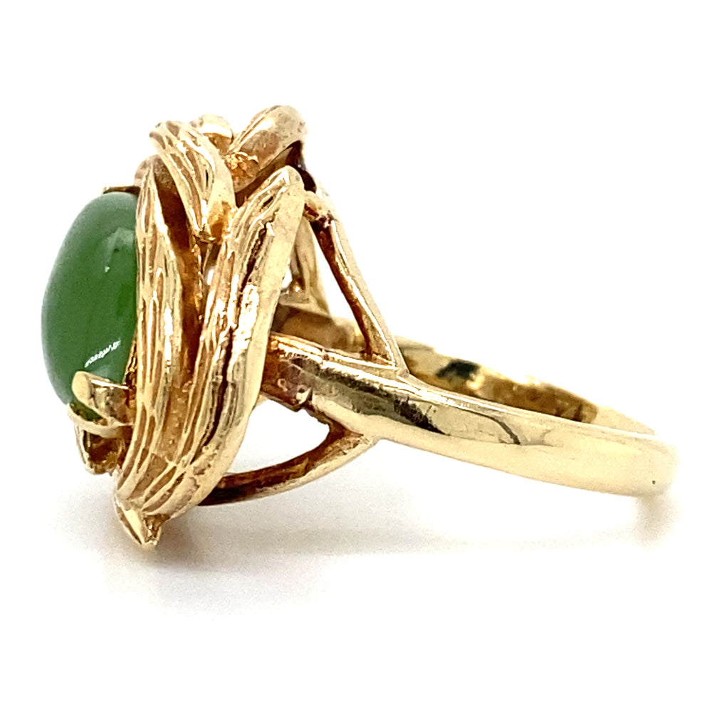 Estate Green Jade Ring