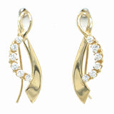 Estate Pair Cubic Zirconia Ear Climbers