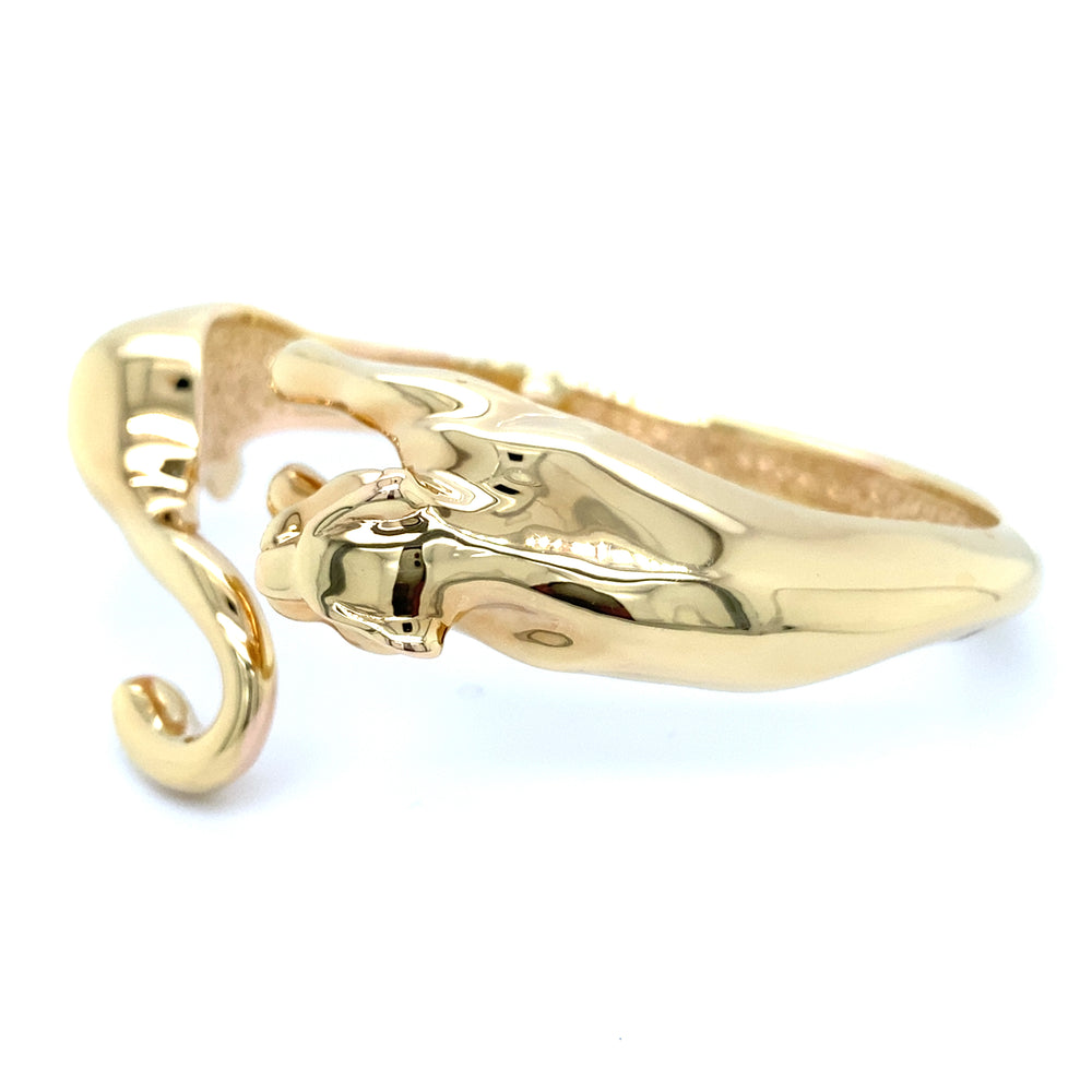 Estate Big Cat Bangle