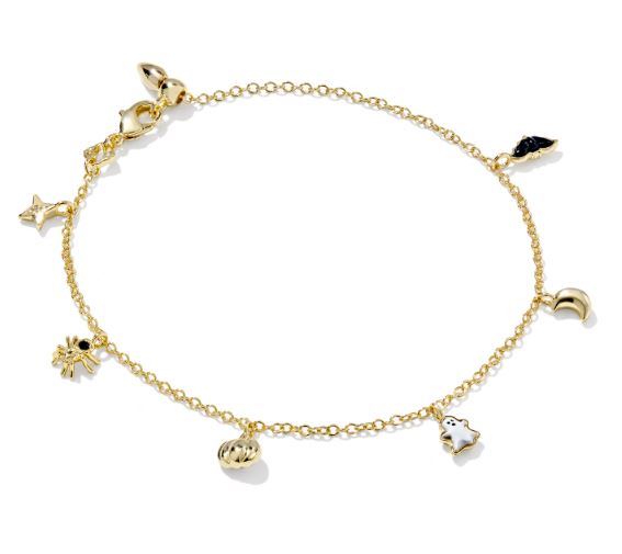 Halloween Gold Plated Multi Mix Delicate Chain Bracelet by Kendra Scott