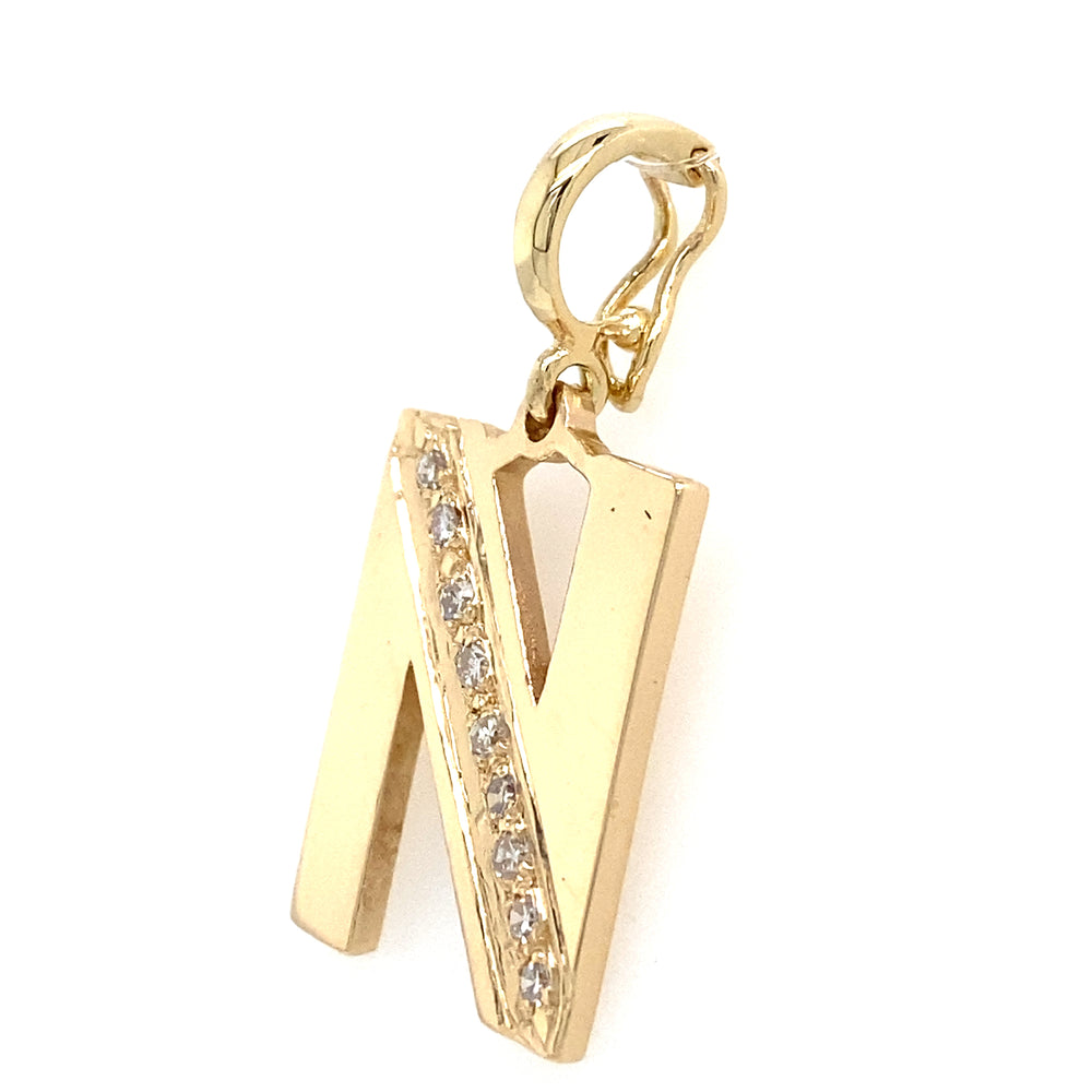 Estate "N" Pendant