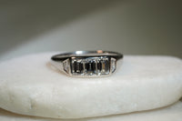 Estate Gent's Platinum Diamond Ring