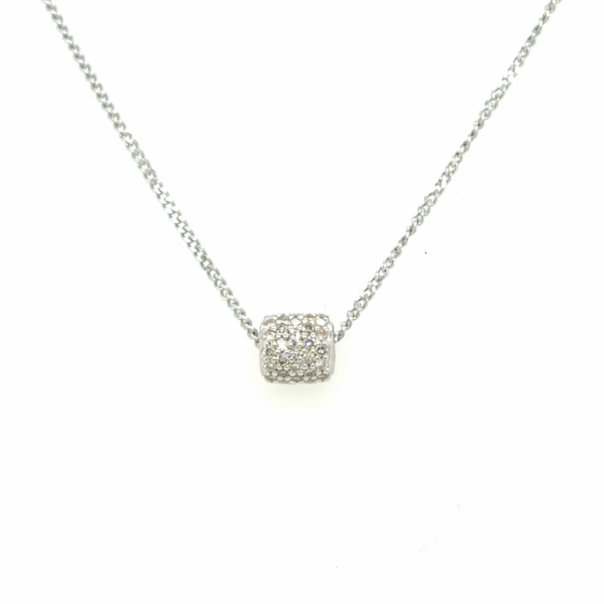 Estate Kendra Scott Diamond Pendant Necklace
