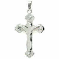 Estate Diamond Crucifix Pendant