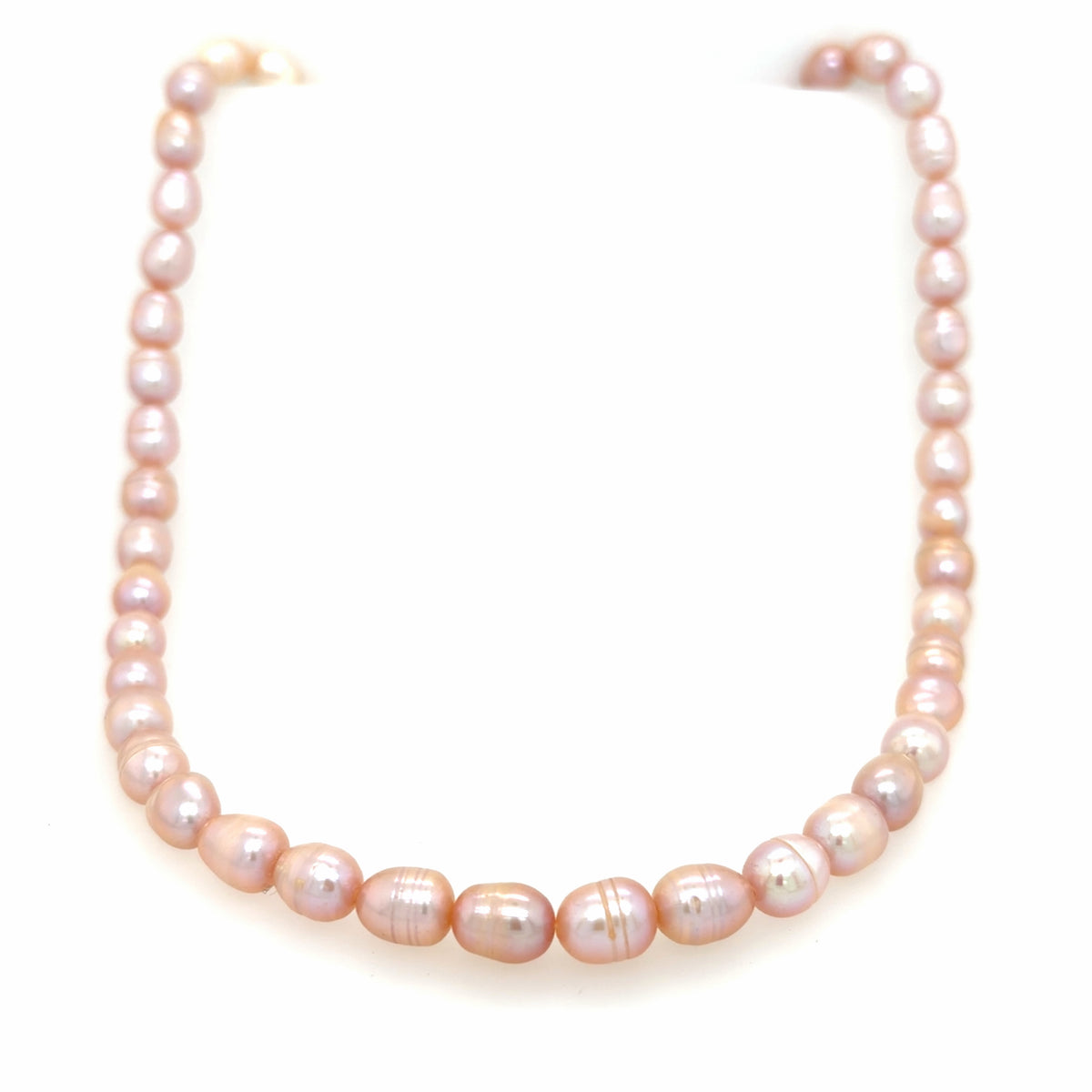 Estate Pink Freshwater Pearl Choker Necklace