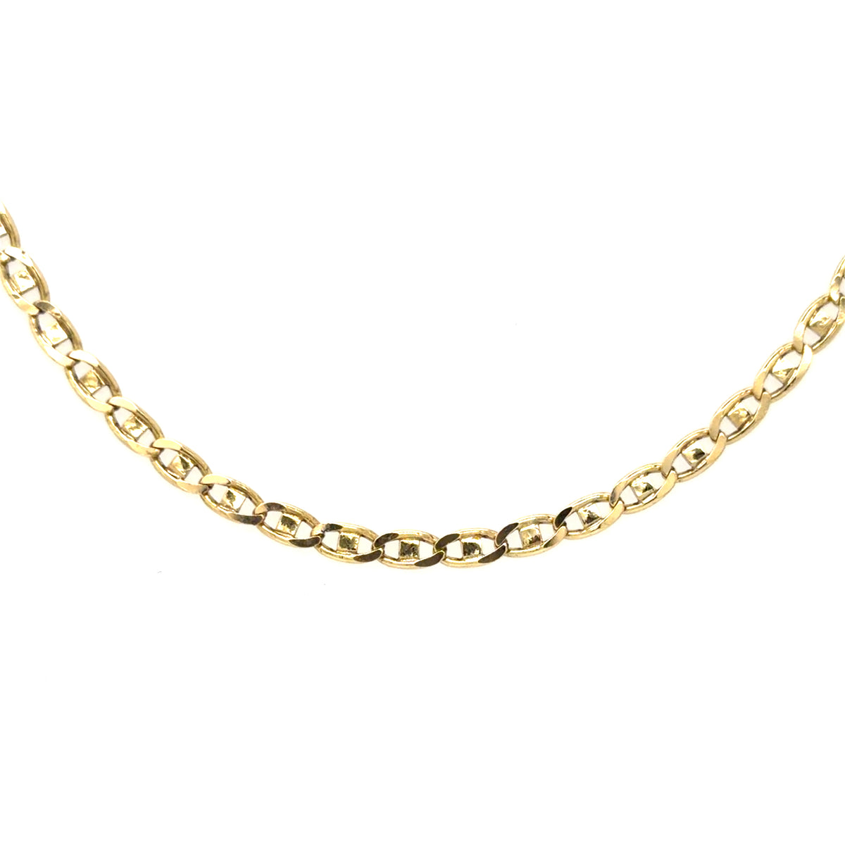 Estate 16" Yellow Gold Anchor Chain