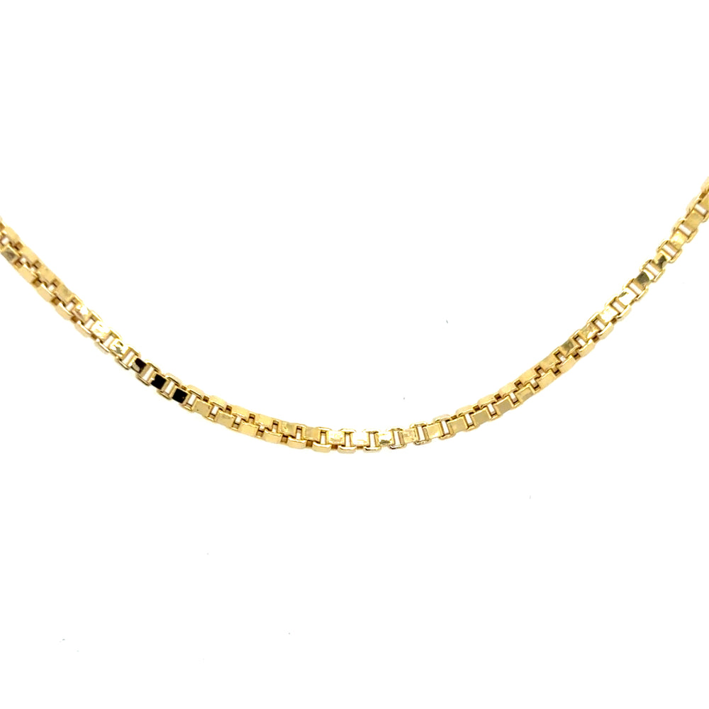 Estate 10K Box Chain 20"