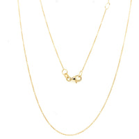 Estate 14K Gold Cable Chain 16-18"