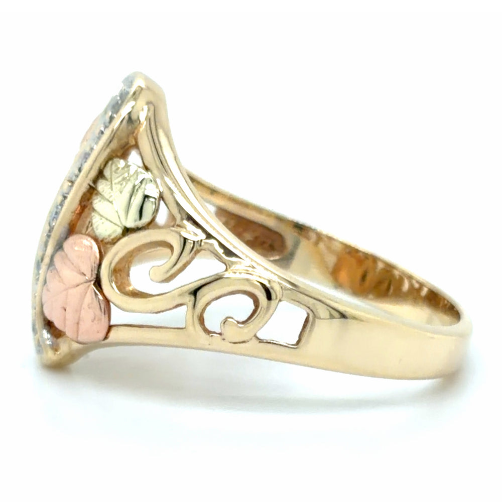 Estate Black Hills Gold Ring