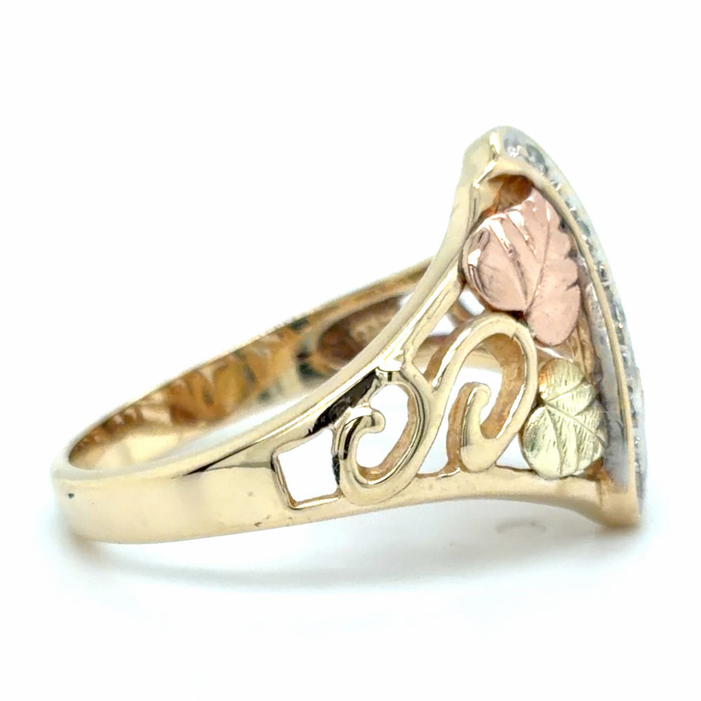 Estate Black Hills Gold Ring