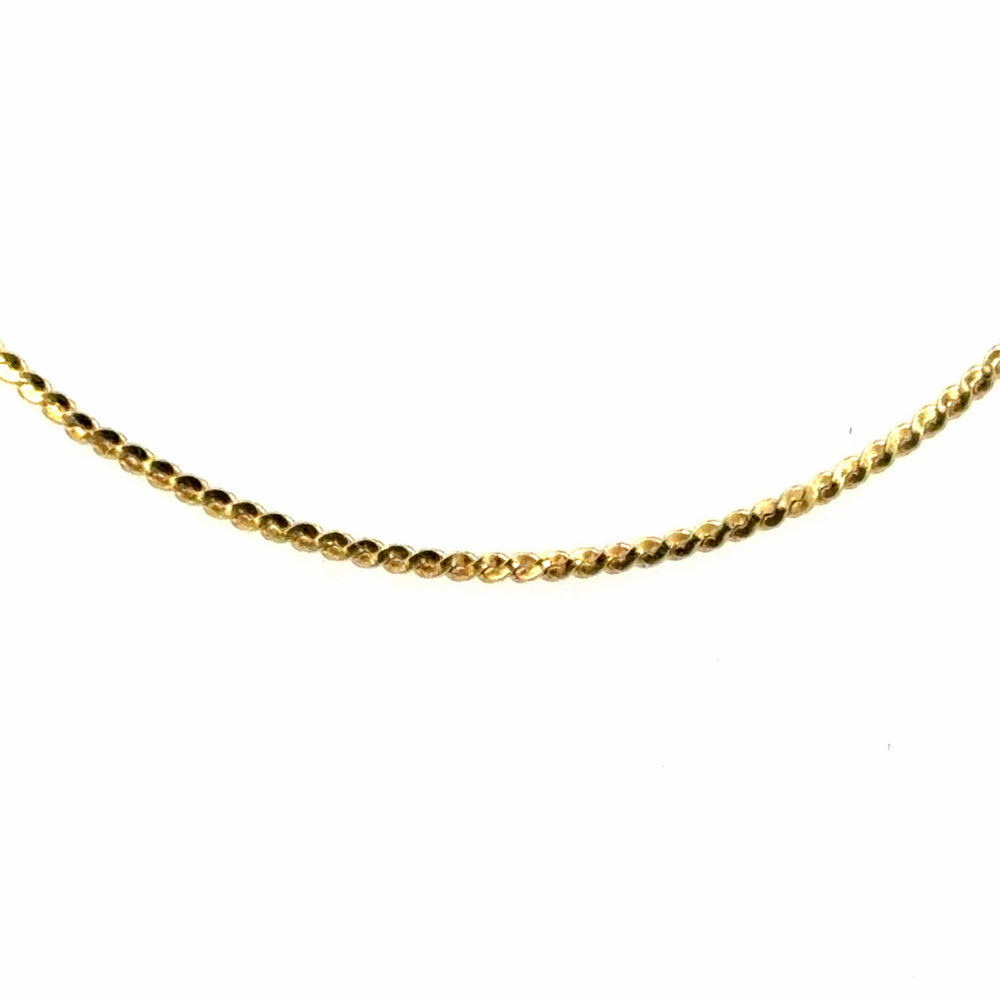 Estate 14K Yellow Gold Sperpentine Chian