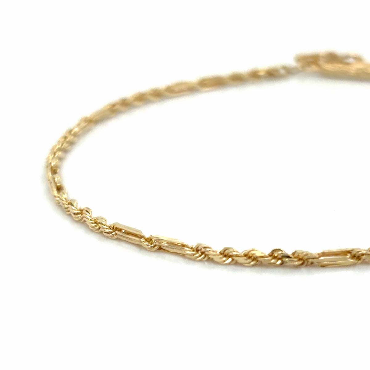 Estate 14K Milano Rope Bracelet
