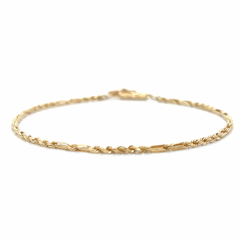 Estate 14K Milano Rope Bracelet