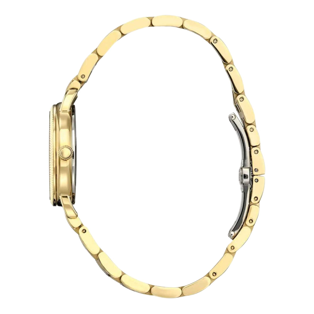 Ladies Eco-Drive Stainless Steel Gold Tone White Dial by Citizen