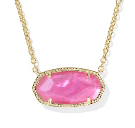 Elisa Gold Plated Azalea Illusion Statement Short Pendant Necklace by Kendra Scott