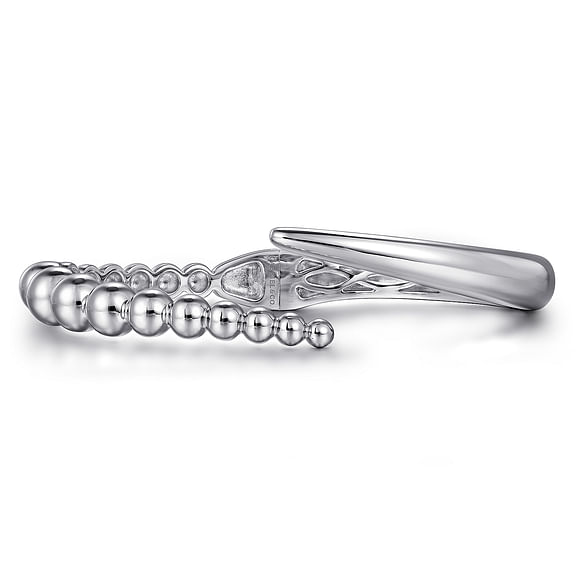 Sterling Silver Bujukan Bypass Bangle