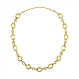 14K Yellow Gold Diamond Necklace