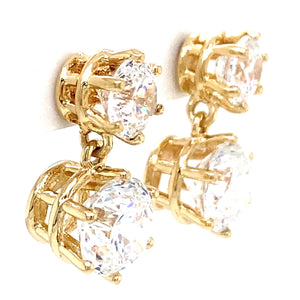 Estate 5.60cttw CZ Earrings