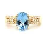 Estate Aquamarine Fashion Ring