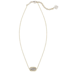 Elisa Gold Plated Necklace in Ivory Mother of Pearl by Kendra Scott