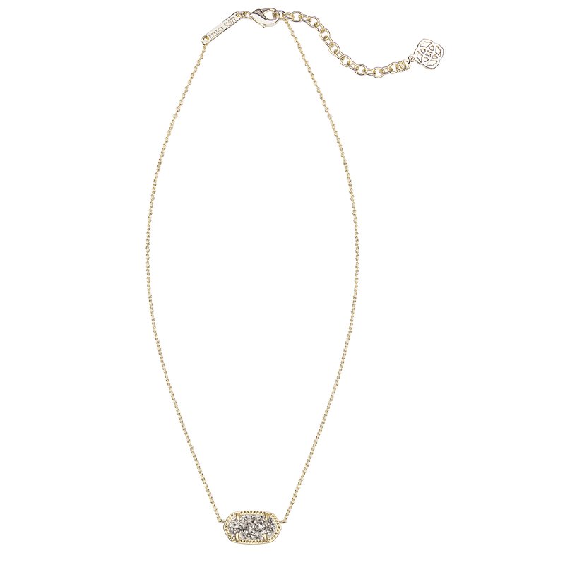 Elisa Gold Plated Necklace in Ivory Mother of Pearl by Kendra Scott