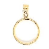 Estate 16.5mm Coin Pendant Bezel