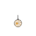 18K Yellow Gold and Sterling Silver Amulent Pendant with Citrine by John Hardy