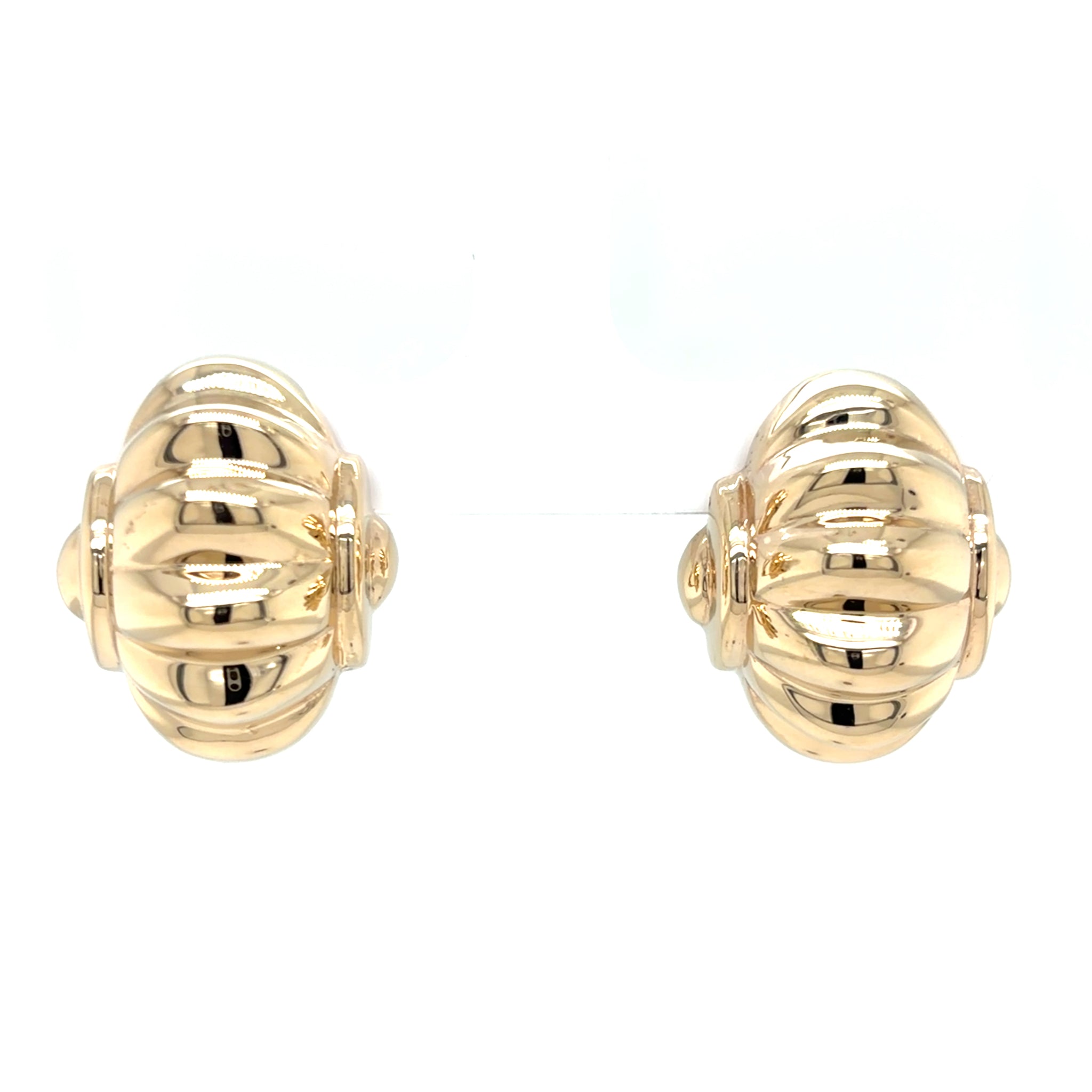 Estate Polished Shrimp Earrings