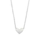 Ari Heart Sterling Silver Short Pendant Necklace by Kendra Scott