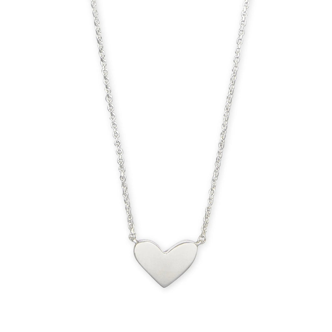 Ari Heart Sterling Silver Short Pendant Necklace by Kendra Scott