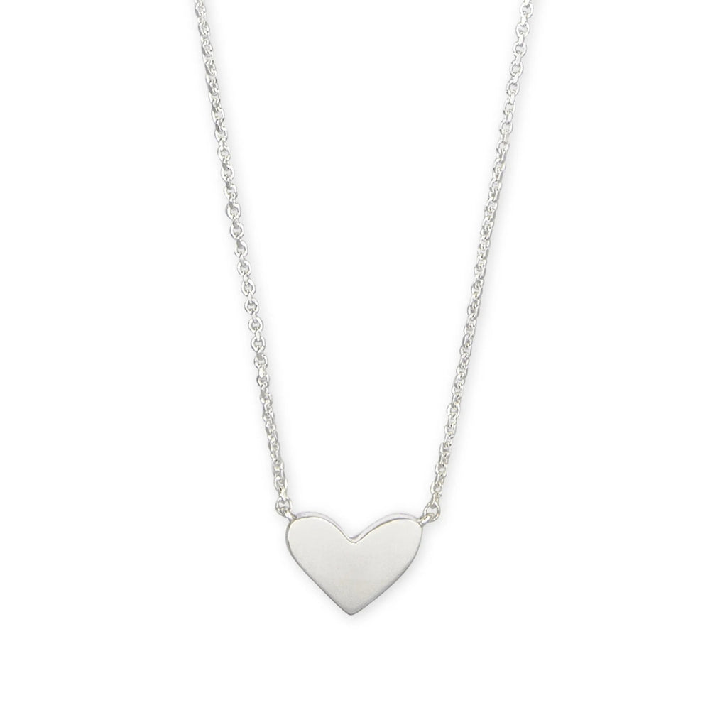 Ari Heart Sterling Silver Short Pendant Necklace by Kendra Scott