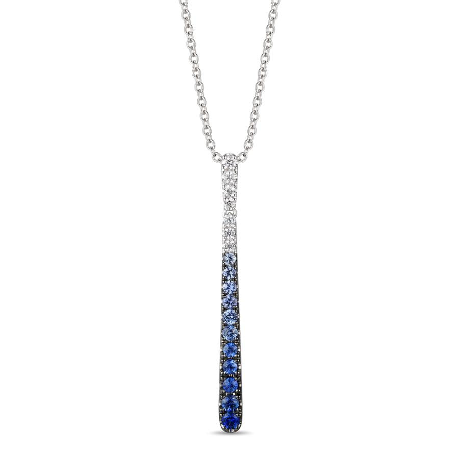 Sapphire and Diamond Pendant by LeVian