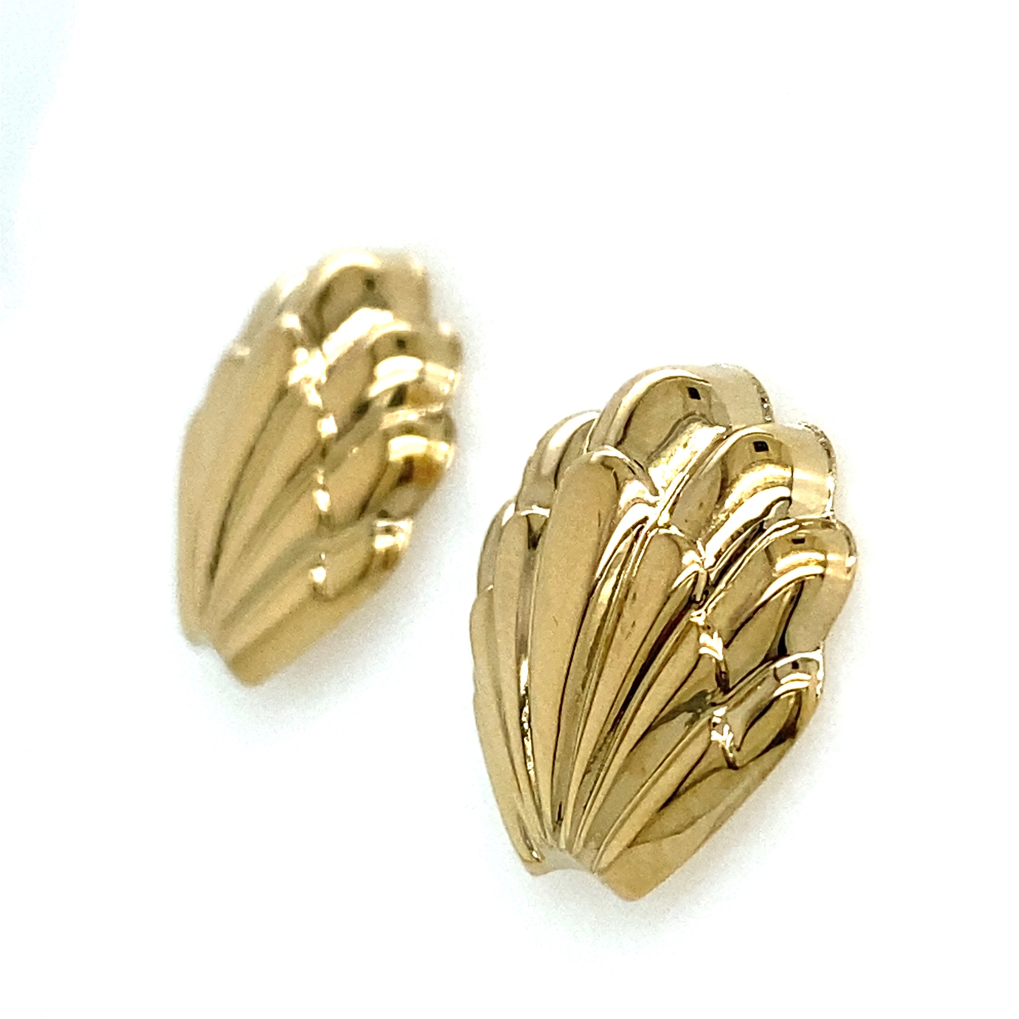 Estate Seashell Earrings