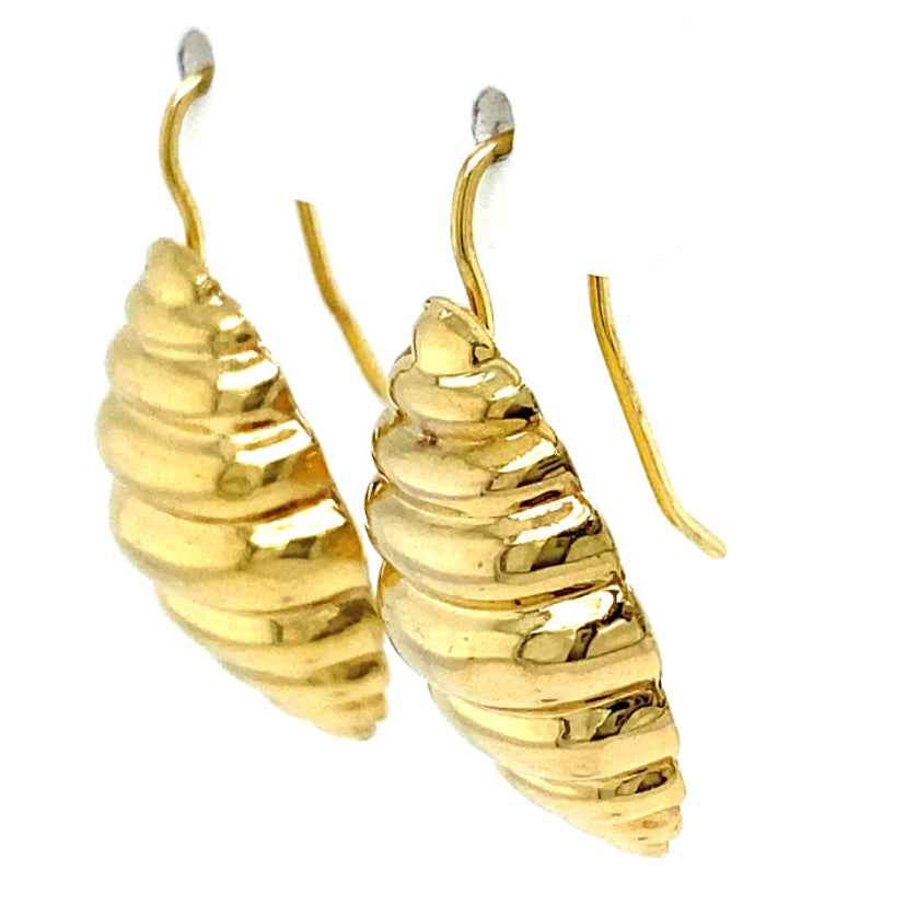 Estate Beehive Earrings