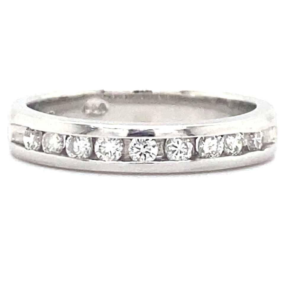 Estate Platinum Diamond Band