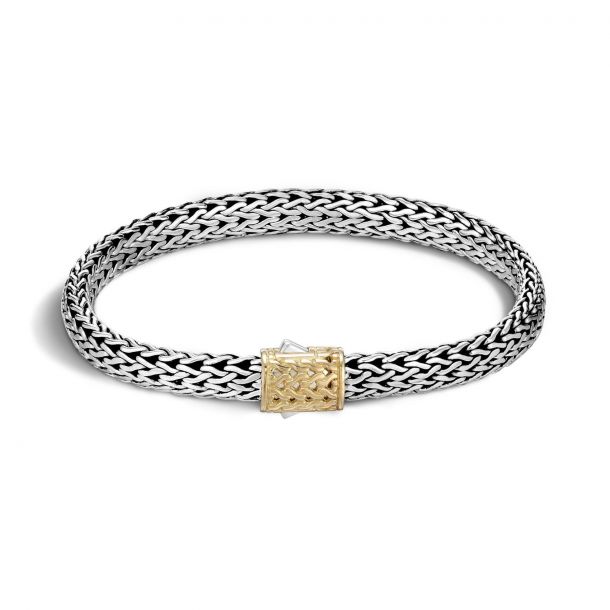 Classic Chain Gold & Sterling Silver Small Chain Bracelet by John Hardy