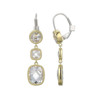 Gold Plated Pendant Earrings