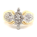 Estate Diamond Cluster Ring