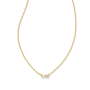 
            
                Load image into Gallery viewer, Juliette Gold Plated Pendant Necklace White Crystal by Kendra Scott
            
        