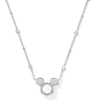 Mickey Mouse Silver White Pearl Pendant Necklace by Kendra Scott
