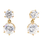 Estate 5.60cttw CZ Earrings