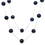 Estate 30" Pearl Station Necklace