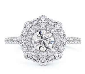 18K White Gold Forevermark Diamond Ring