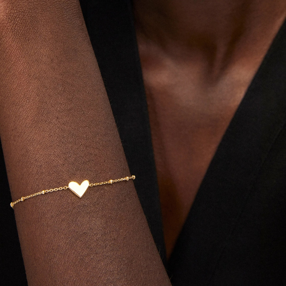 Ari Heart 18K Gold Vermeil Delicate Chain Bracelet by Kendra Scott