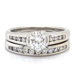 Estate 0.85cttw Diamond Wedding Set