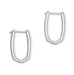 Ellen Sterling Silver Huggie Earrings by Kendra Scott