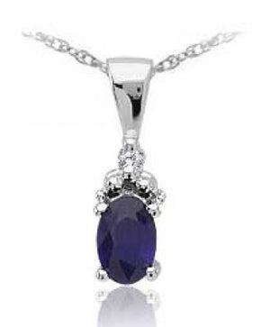 Blue Sapphire Necklace