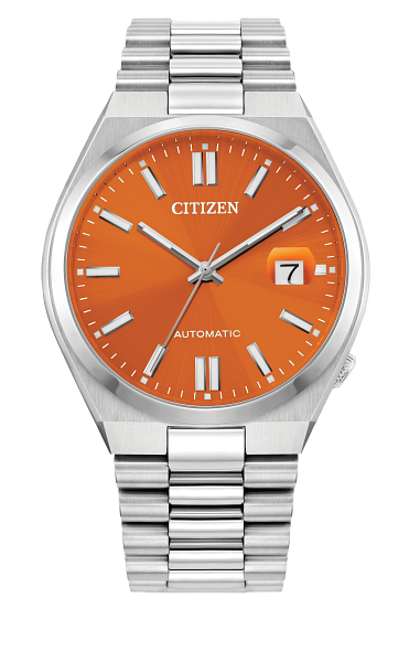 Tsuyosa Automatic with Sunray Orange Dial by Citizen